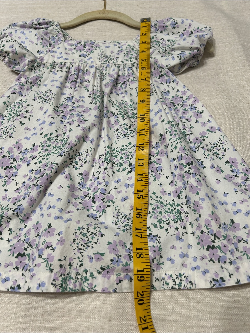 Crewcuts Girls Floral Puff-Sleeve Dress Size 3 Summer Playful Sweet Cottagecore - Picture 11 of 13